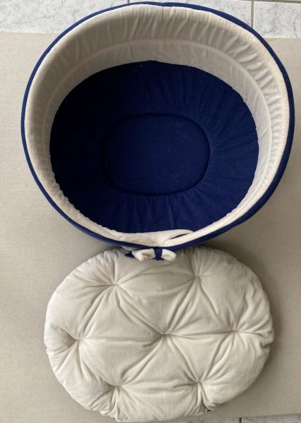 Bettchen- Spar Luxus blau / Mikrofaser polar mit Kissen Nr.3